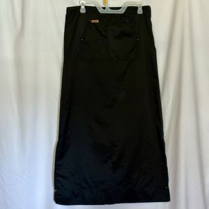 Mavi Mandy Long Skirt Black Size M Utility Workwear Style Made in Turkey